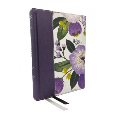 KJV The Woman's Study Bible, Cloth Over Board Purple Floral - Thomas Nelson
